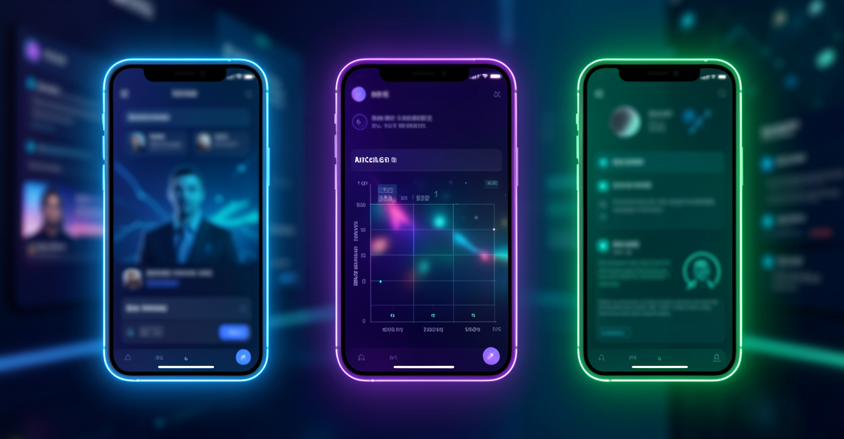 Three AI assistants compared side by side with their logos and key features