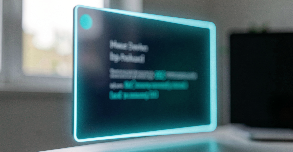 Professional analyzing complex data trends using AI-powered dashboard interface
