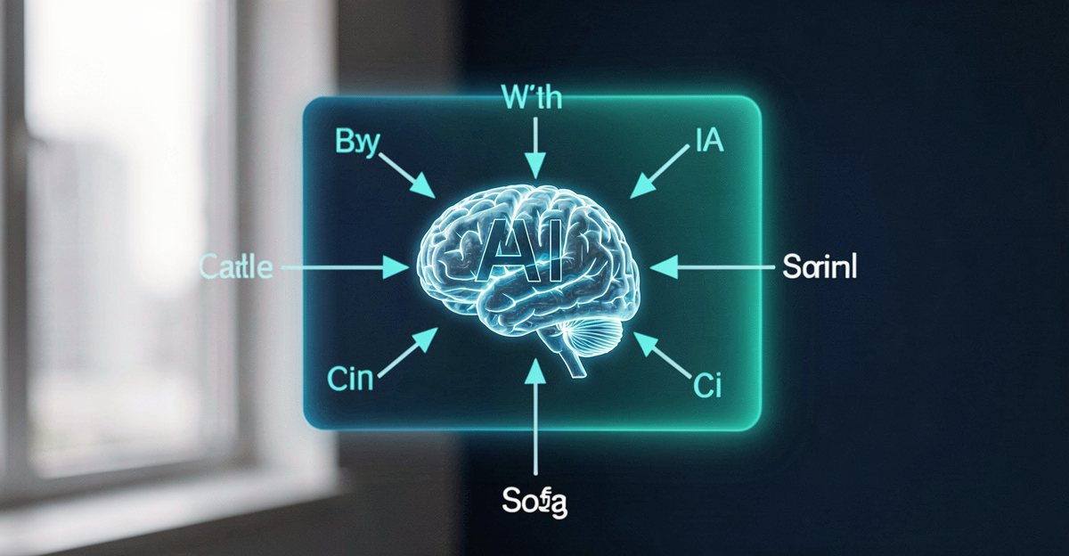 Modern marketer using AI tools for strategic content planning