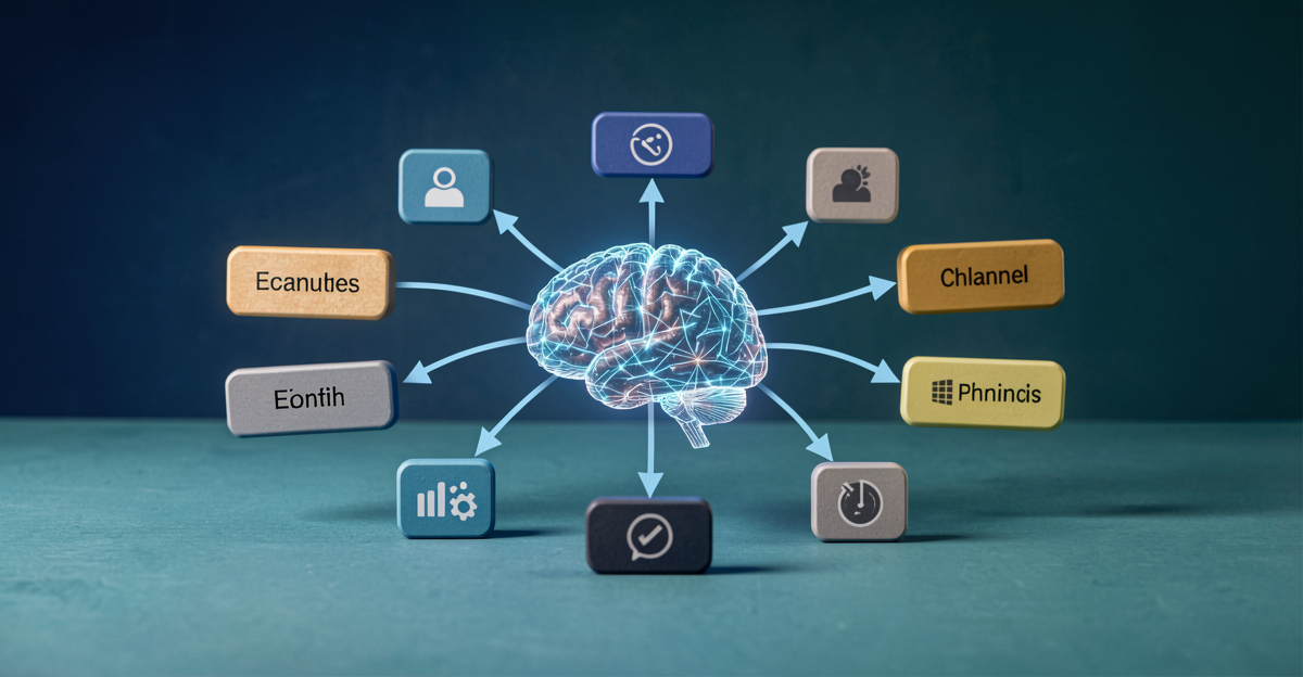 Modern marketing team collaborating with smart digital tools