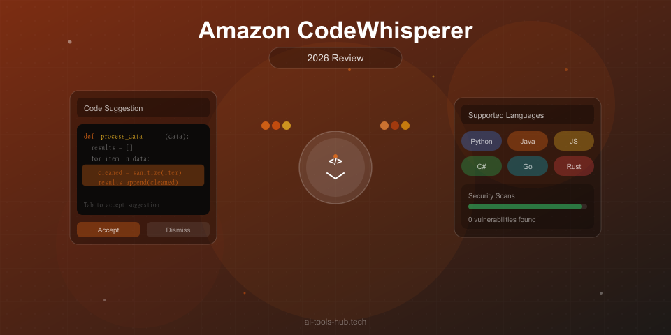 Amazon CodeWhisperer Review 2026: Free AI Coding from AWS