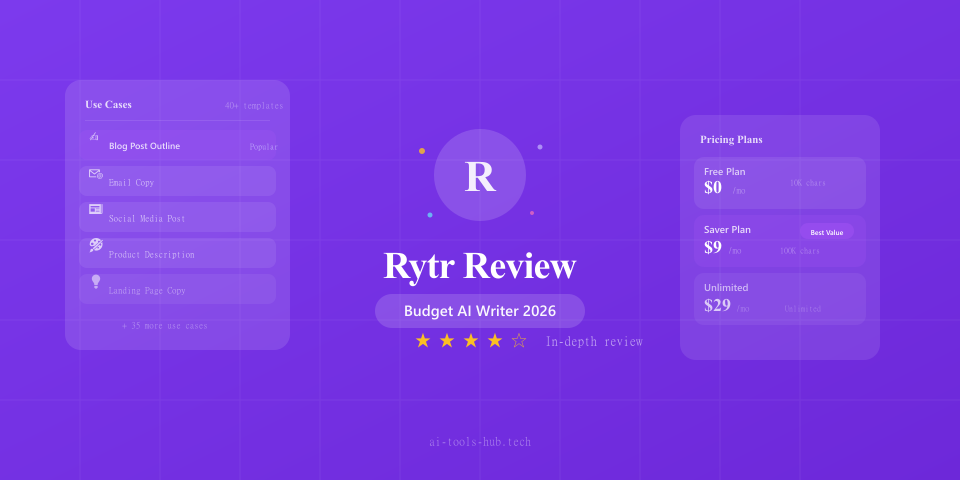 Rytr Review 2026: Budget AI Writer at $9/Month